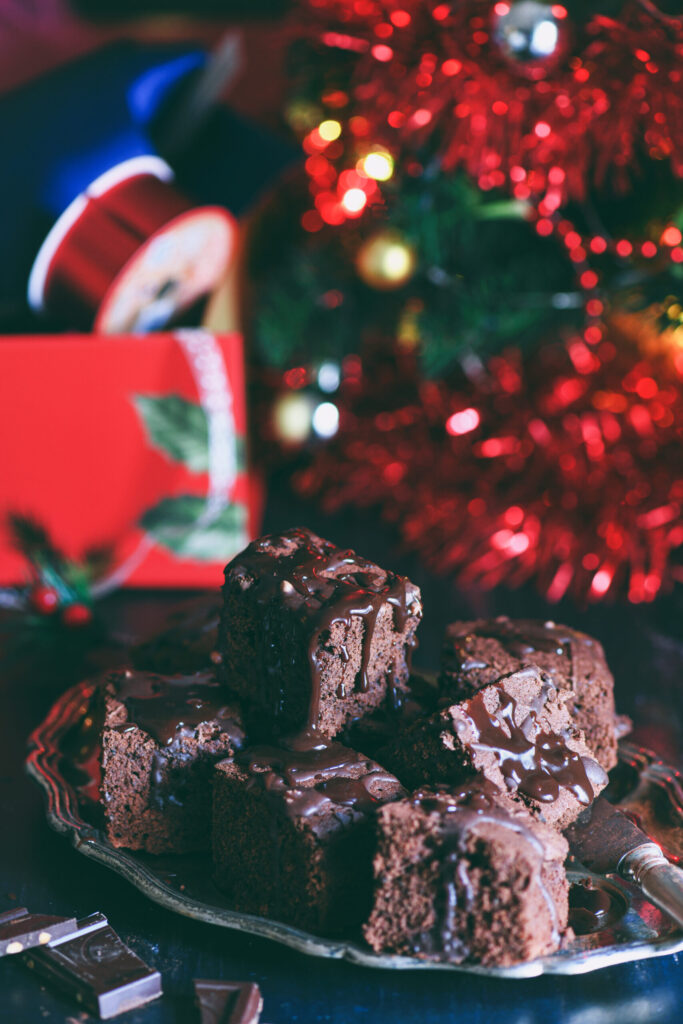 Brownies al cioccolato Natale