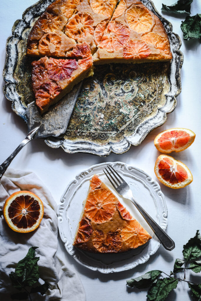 Blood Orange Upside Down cake